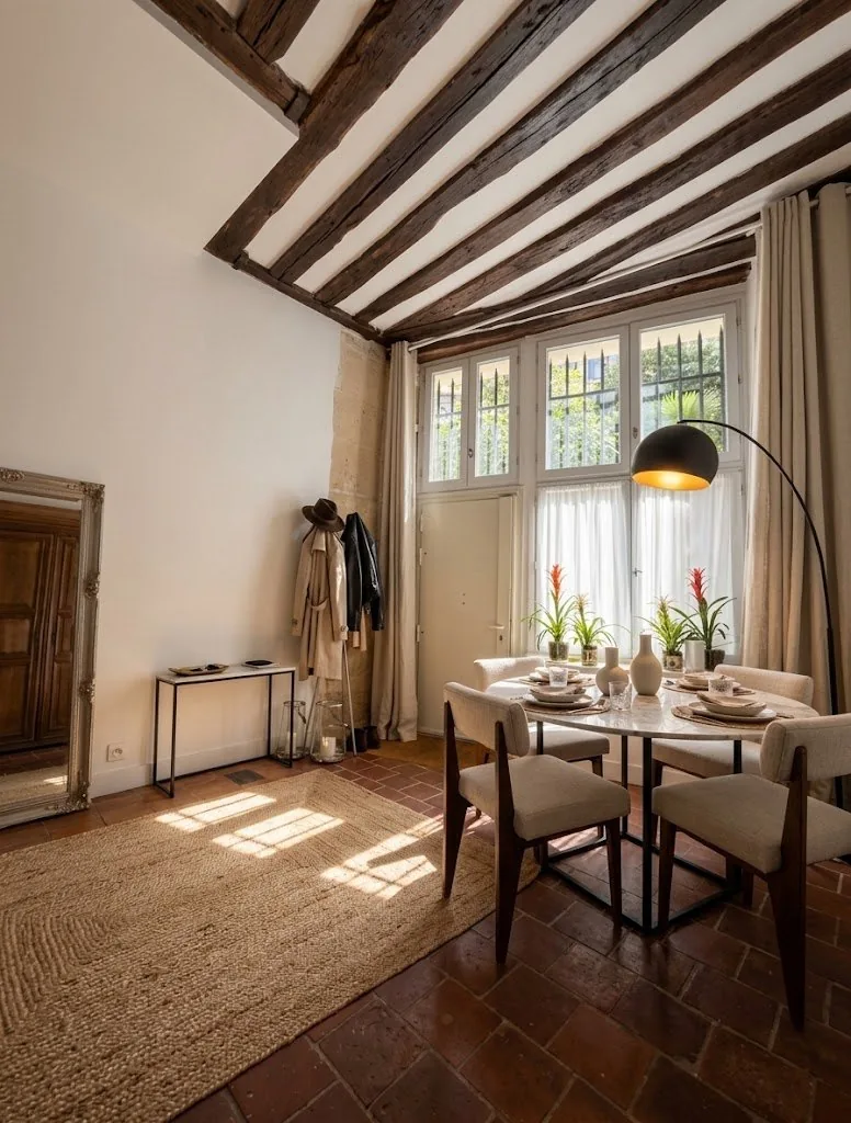 Entrance and dining area